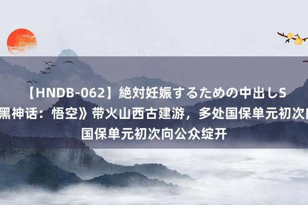 【HNDB-062】絶対妊娠するための中出しSEX！！ 《黑神话：悟空》带火山西古建游，多处国保单元初次向公众绽开