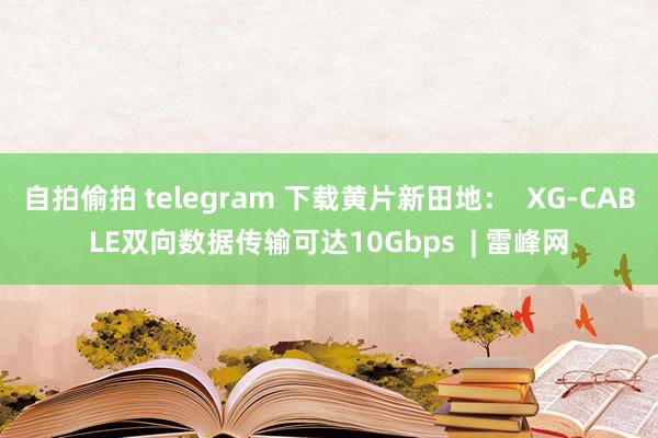 自拍偷拍 telegram 下载黄片新田地：  XG-CABLE双向数据传输可达10Gbps  | 雷峰网