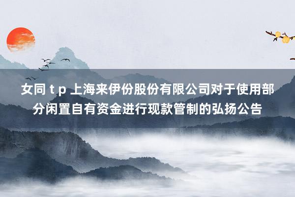 女同 t p 上海来伊份股份有限公司对于使用部分闲置自有资金进行现款管制的弘扬公告