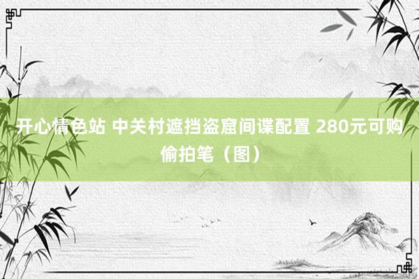 开心情色站 中关村遮挡盗窟间谍配置 280元可购偷拍笔（图）