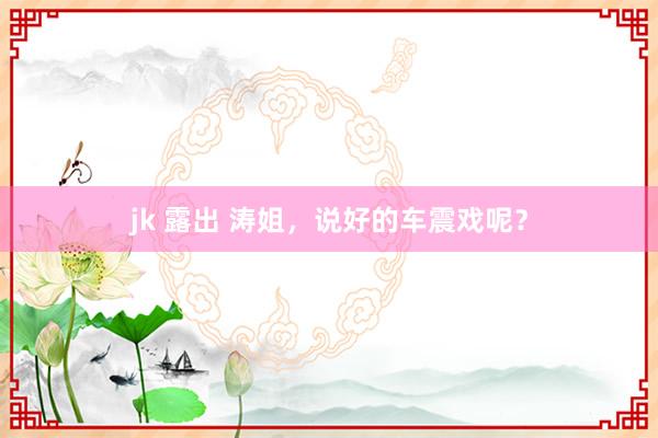 jk 露出 涛姐，说好的车震戏呢？